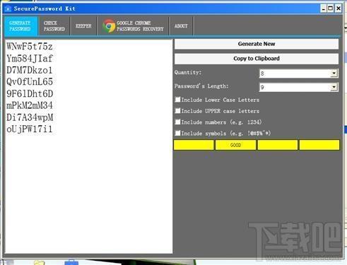 SecurePassword Kit,SecurePassword Kit下载,随机密码生成器