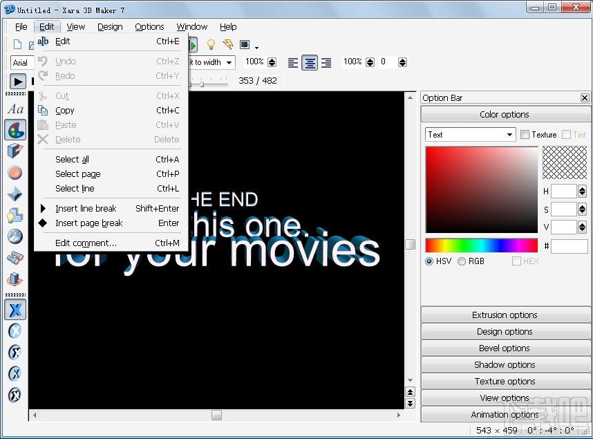 Xara 3D Maker,3d文字动画制作软件,3D动画立体字