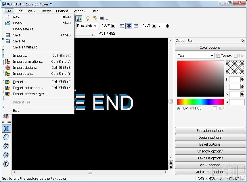 Xara 3D Maker,3d文字动画制作软件,3D动画立体字