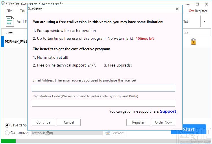 PDF to Txt Converter下载,PDF转TXT