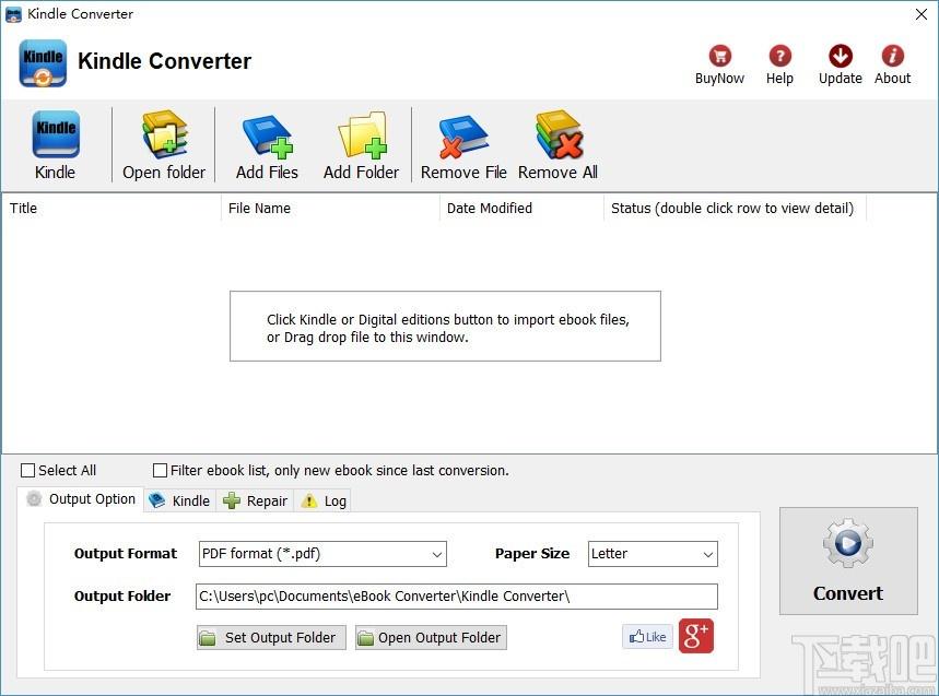 Kindle Converter下载,电子书转换器,电子书转PDF