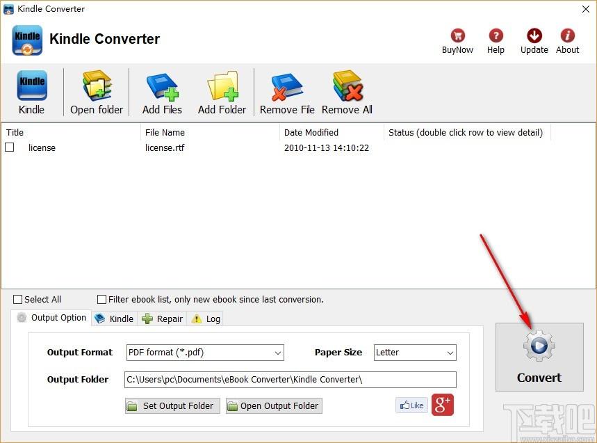 Kindle Converter下载,电子书转换器,电子书转PDF