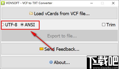 VovSoft VCF to TXT Converter下载,文档转换,文本转换